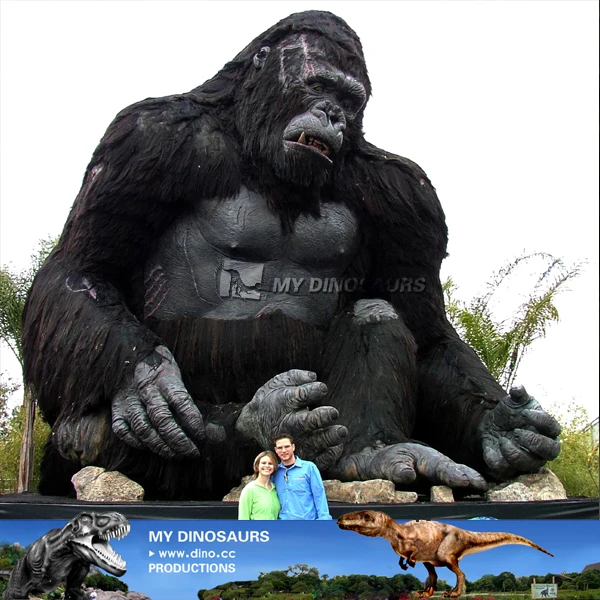 My-Dino Farm Animal Theme And Resin Material Resin Animals Life Size Gorilla