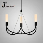Brand New Black Round Crystal Candle pendant light 2187