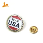 Nice looking unique custom iron lapel pins with logo military lapel pin badge
