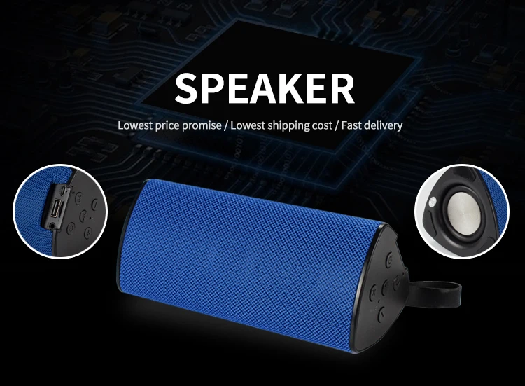 Maigoole 2018 Portable Wireless Fabric Speaker Stereo Portable Bluetooth Speaker - ANKUX.COM