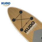 10ft CE certificate bamboo design inflatable stand up paddle board