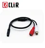 High Sensitive Sound Monitor Voice RCA Audio Pickup Device External Wired Camera Mini Microphone for CCTV Security System