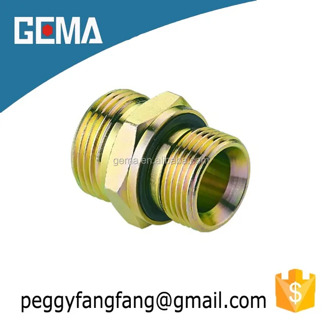 1cb-wd bsp thread hydraulic adapter fitting with captive seal