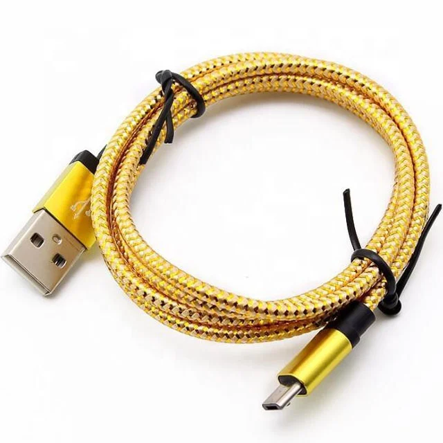 Shenzhen Gold Wire Sync Data Cable Braid Micro USB Charger Cable for Android Phone, Blue/gold/rose gold/black/green/red/silver
Shenzhen Gold Wire Sync Data Cable Braid Micro USB Charger Cable for Android Phone, Blue/gold/rose gold/black/green/red/silver