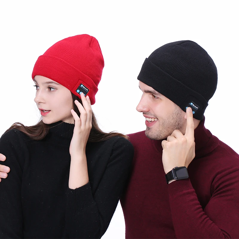 

wholesale cheap SPORT bluetooth Beanie Hat With Headphone Wholesale For Bicycle, 3 colors available