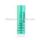 50mm diameter colored plastic tubes with clear matte flip top cap