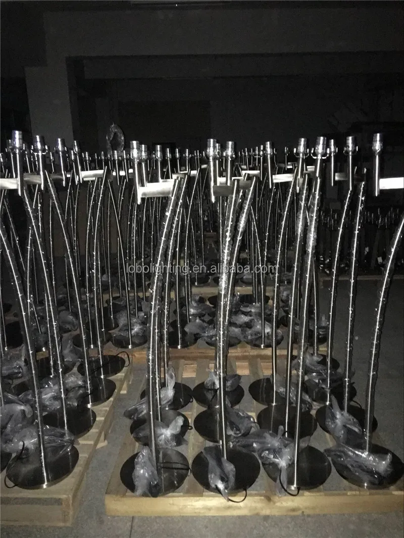 Moderno Candelabro De Cristal Gota De Lluvia Claro Candelabro De