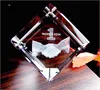 MH-FT0040 Wedding Gifts 3D Laser Crystal Engraved Arabic Cube