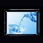 double side hanging Light Box with LED Acrylic Crystal window business sign for advertising display