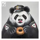 Wall Art Panda Decoration Modern Animal Oil Painting for Wall decor