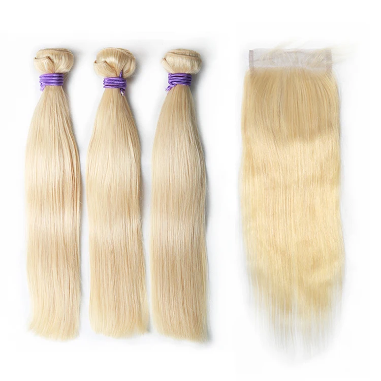 Time-limted 50% OFF 613 Blonde Human Hair With Closure Peruvian Straight Wave Bundles With Lace Closure Blonde Color, Natural color
Time-limted 50% OFF 613 Blonde Human Hair With Closure Peruvian Straight Wave Bundles With Lace Closure Blonde Color, Natural color