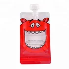 yogurt baby food pouch/pureed baby food pouches/stand up reusable spout pouches