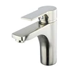 hot sale Contemporary brushed nickel single handle basin faucets mixers & taps musluk one hole basin faucet mixer tap