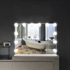 Exquisite vanity led table mirror cosmetic hollywood bright bulbs light makeup desk mirror