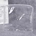 Portable Clear Transparent Waterproof Plastic PVC EVA Travel Cosmetic Bag Makeup Organizer Pouches for Women