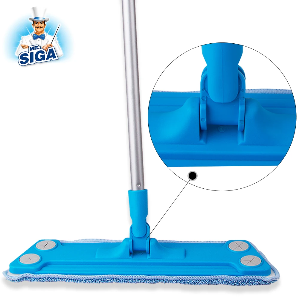 Mr Siga Wet And Dry Microfiber Floor Cleaning Flat Mop View Flat