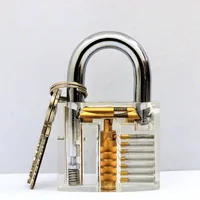 Professional Transparent Practice Lock Pick Padlock