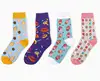 Women Cartoon Long Socks, Japanese Novelty Socks Hiphop Colorful Cool Sock