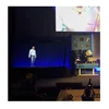 3D Holographic Reflection Foil Hologram Projector Screen For Live Stage