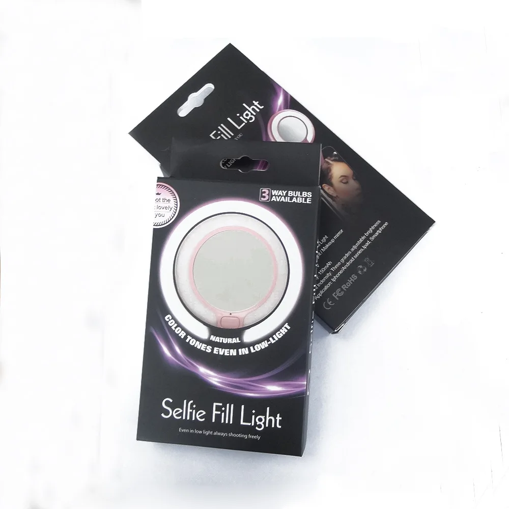 LED Selfie Ring Light for Supplementary Night Darkness Selfie Enhancing for 5 6s Plus Smartphone - ANKUX.COM