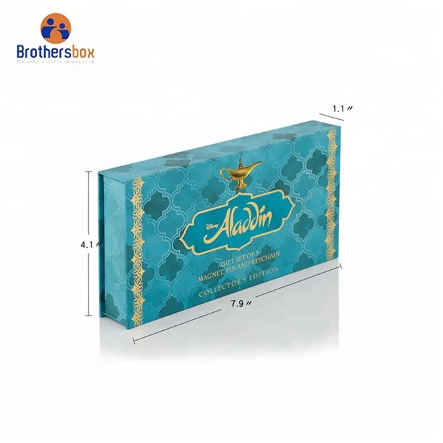 small lid off rigid paper custom printed gift box for wallets