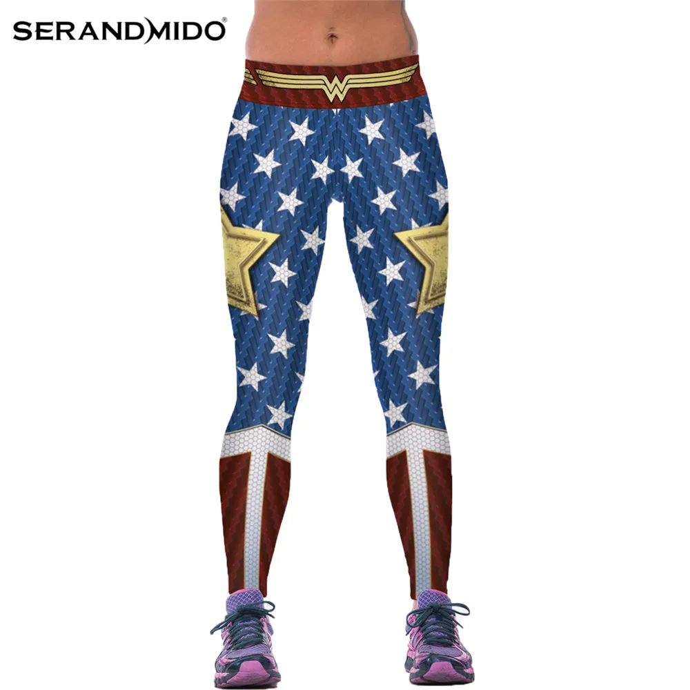 Wonder Woman Sport Fitness Costume High Waist Stretch Gym Trousers Workout Leggings
Wonder Woman Sport Fitness Costume High Waist Stretch Gym Trousers Workout Leggings