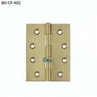 Polished Brass Butt Hinges with Copper-pin