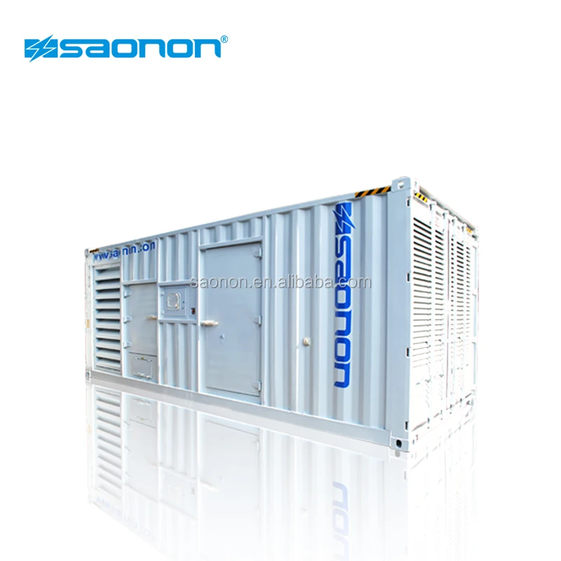 1000kVA Soundproof container diesel Generator with manufacture price
