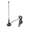 15cm magnetic base VHF/UHF TV digital antenna, easy install high gain digital TV antenna for portable TV device