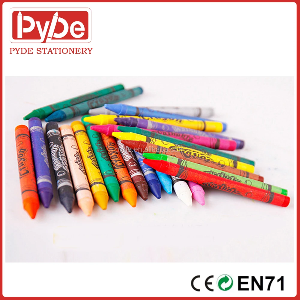 Wax Crayon in normal size for kids 12 24 36 48 colors kids gift in bulk or gift packing
