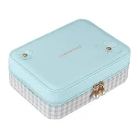 Wholesale New Design Custom Logo Large Jewelry Box Leather Jewelry Box Organizer Travel Storage Box for Earring Necklace Ring
Wholesale New Design Custom Logo Large Jewelry Box Leather Jewelry Box Organizer Travel Storage Box for Earring Necklace Ring
