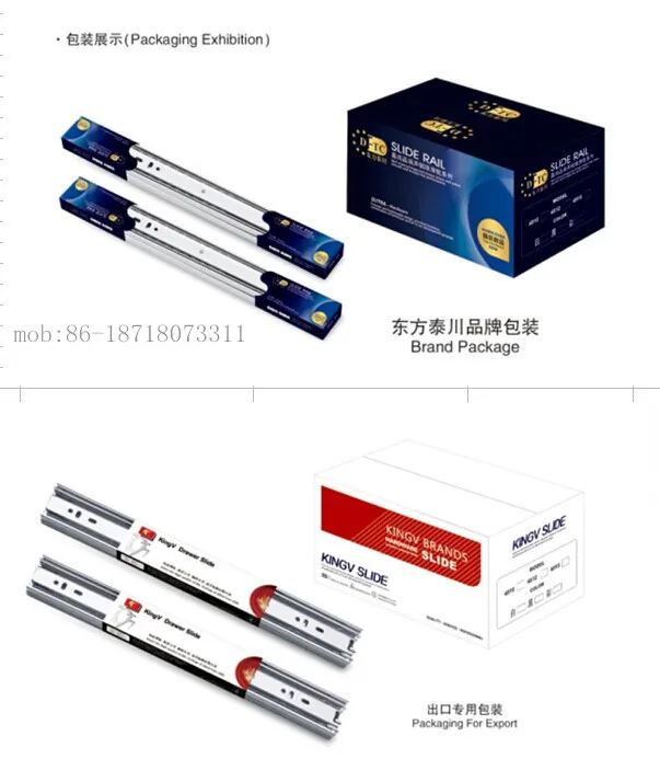 Mini Small 150mm Cabinet Drawer Slide Runner Telescopic Channel