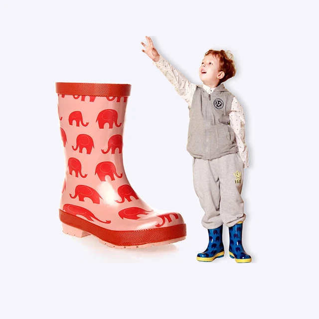 welligton boots elephant print rainboots cheap red welly boots