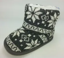 Baby Crochet Pattern Boots Infant Toddle Winter Boots For Girls 3-12Months Cute Baby Crochet Booties Boots