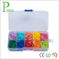 

Crocheting Knit Markers , Plastic Stitch Markers with Case 120pcs