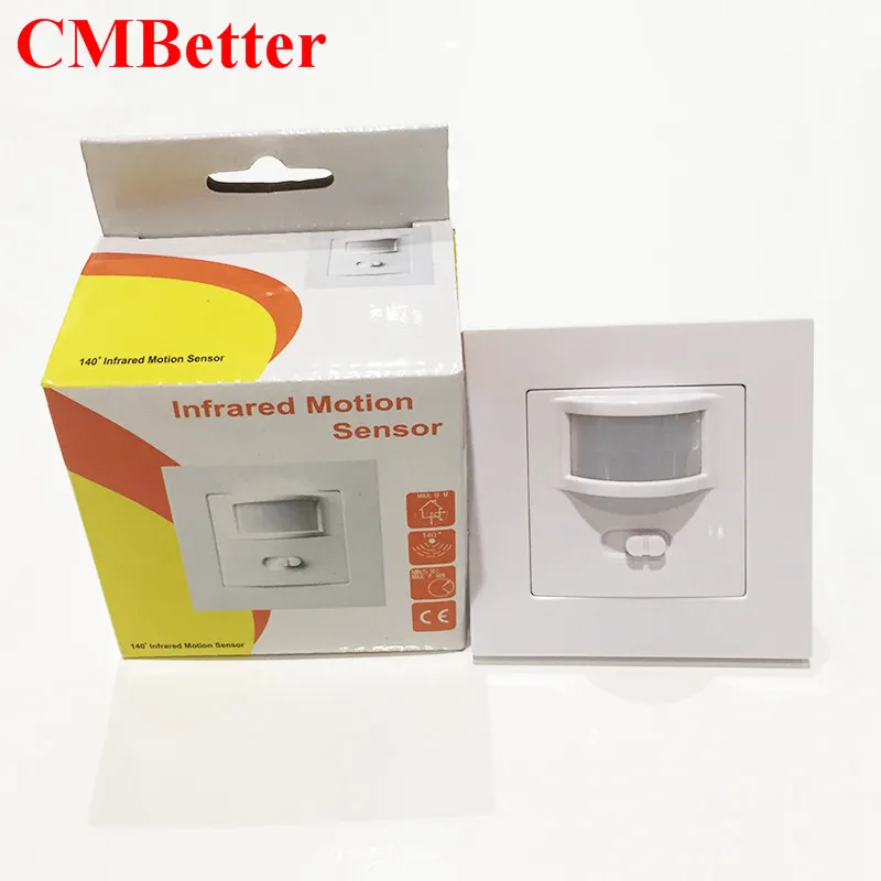 High Quality Auto OnOff Infrared PIR Occupancy Security 110-220v Infrared Motion Sound Sensor Switch Recessed Wall Light CM016 (17)