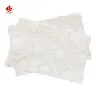 Flowers Table Placemat Plastic Printing Table Mat Cover with Flowers Design