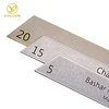 Custom Laser Cut Stainless Steel Metal business blank Name Card brass door signs