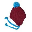 Fashion Warm Winter earflaps Pom Pom Knitted Beanie Hat With Tassel