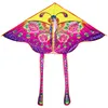 Oempromo chinese huge polyester rainbow butterfly kite for kids