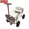 TC1812M 4 wheels wooden kids wagon garden tool cart with canvas