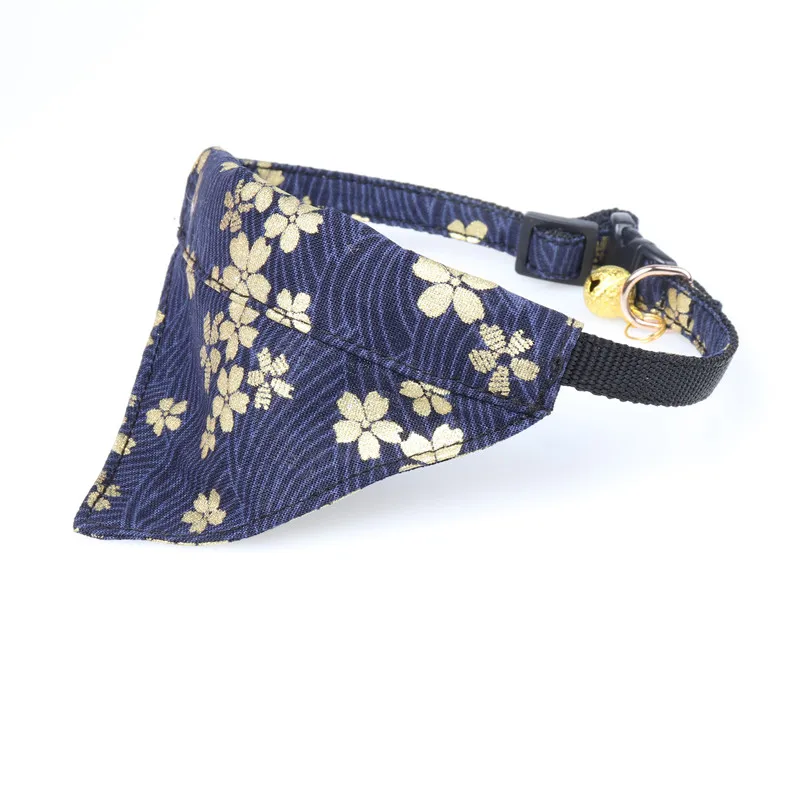 Japanese style fashion sakura series personalized cute cat triangle scarf wholesale bandana dog collars, Colorful
Japanese style fashion sakura series personalized cute cat triangle scarf wholesale bandana dog collars, Colorful