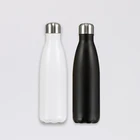 Matte black double wall stainless steel insulated vacuum sports cola drink water bottle