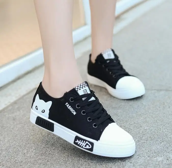 black canvas shoes for girl