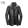 Mens Waterproof Goose Quilted Padded Feather Down Jacket For The Winter