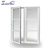 Double Glaze rainproof pvc/upvc Kitchen Casement Windows Modern Design