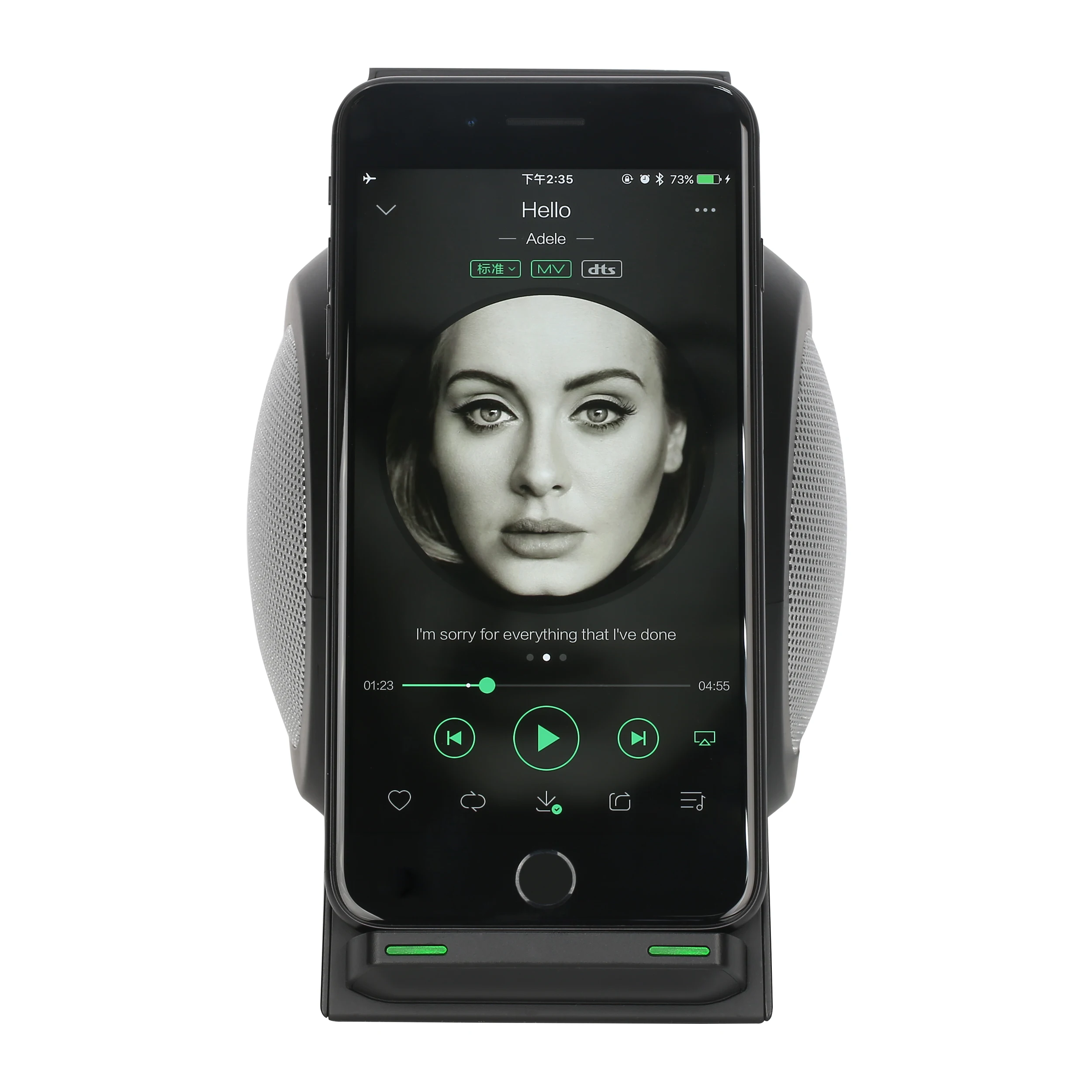 5.0 wireless charging bluetooth speaker NFC speaker qi wireless charging bluetooth speaker - ANKUX.COM