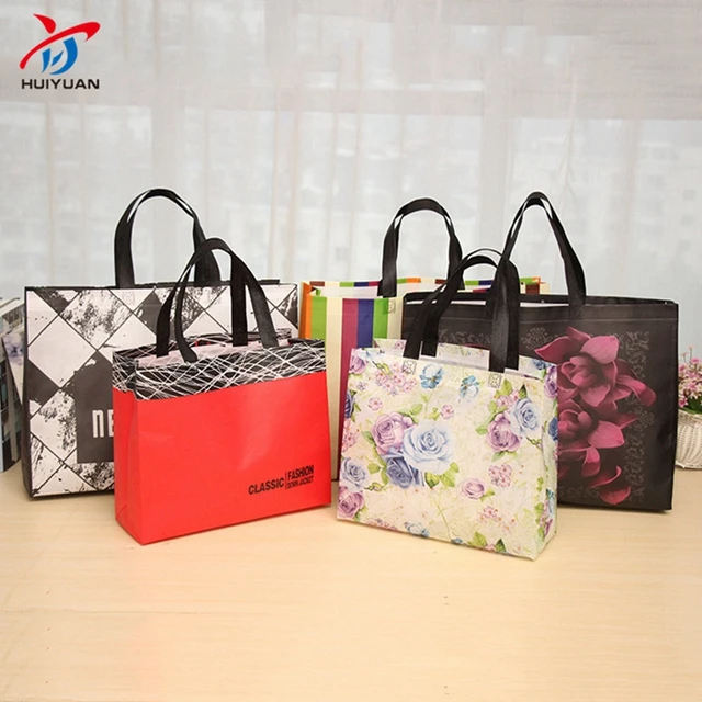 reusable non woven shopper grocery tote shopping bag