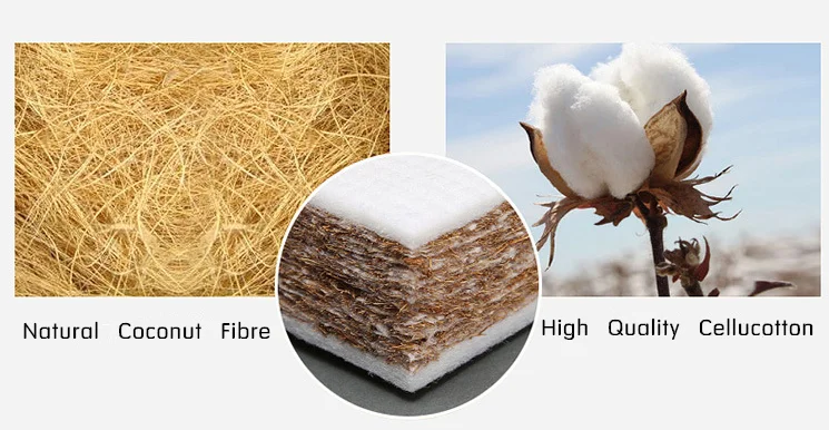 Customized fabric softness natural latex mattress baby coconut palm mattress - Jozy Mattress | Jozy.net