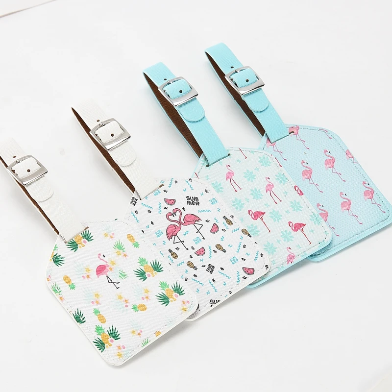 Personal loop strap eco friendly travel label PU leather flamingo logo luggage tag, Green/blue/black/red/custom color
Personal loop strap eco friendly travel label PU leather flamingo logo luggage tag, Green/blue/black/red/custom color